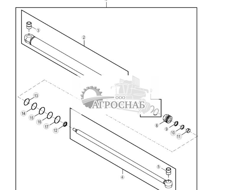 Цилиндр бокового смещения отвала - ST880018 289.jpg